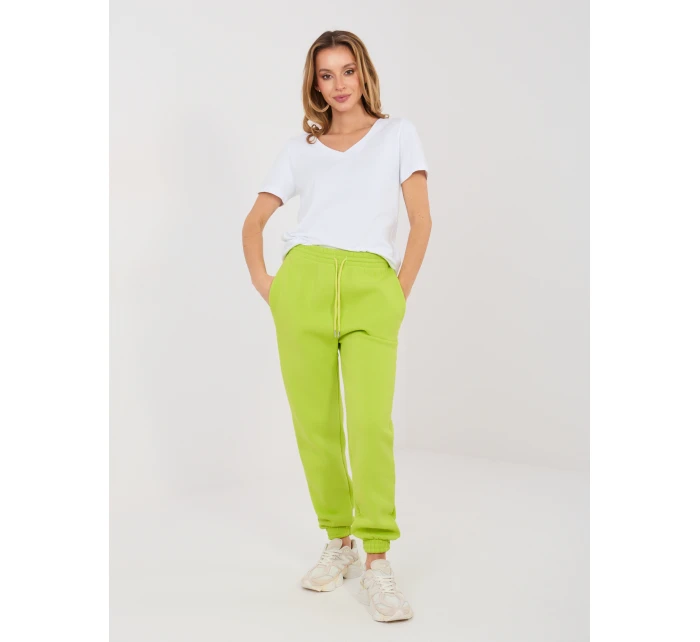 Tepláky CLM DR 1107.98 limetkově zelená