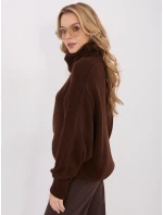 Sweter IN SW model 21782544 ciemny brązowy - FPrice