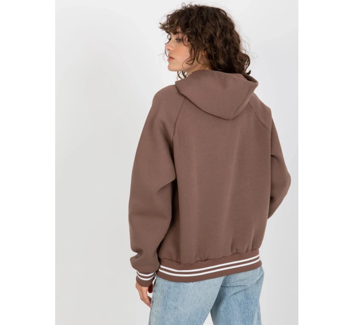 Mikina RV BL 8372.04P hnědá