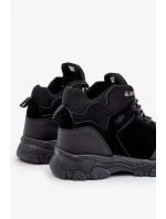 Zateplené Pánské Trekingové Boty Šněrovací Černé Zerista Zateplené Pánské Trekingové Boty Šněrovací Černé Zerista