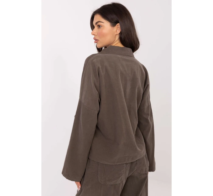 Košile s dlouhým rukávem  model 220824 Italy Moda