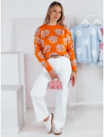 SWEET dámský svetr oranžový Dstreet model 21972197 - FashionStreet