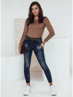 BLUEDEN dámské džínové kalhoty s páskem FashionStreet UY2317 BLUEDEN dámské džínové kalhoty s páskem FashionStreet UY2317