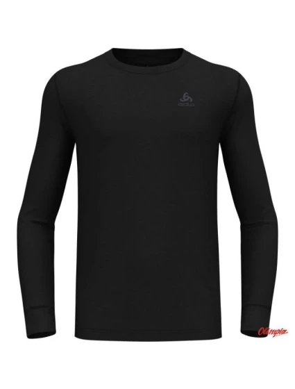 Odlo BL TOP tričko s výstřihem l/s MERINO 200 velikost M Black