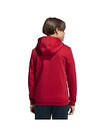 Dětská mikina adidas Entrada 26 Full Zip Hoodie červená KH1781