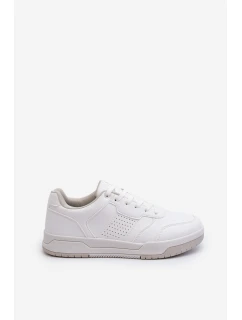 Bílé pánské tenisky z ekokože Radikalle