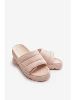 Dámské Žabky Na Platformě Big Star model 21660805 Beige - Big Star Shoes