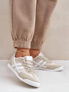 Nízké Tenisky Dámské Béžové model 21680892 - Boto