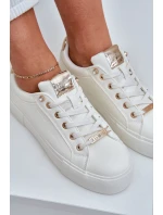 Dámské tenisky Big Star NN274211 Bílé Dámské tenisky Big Star NN274211 Bílé