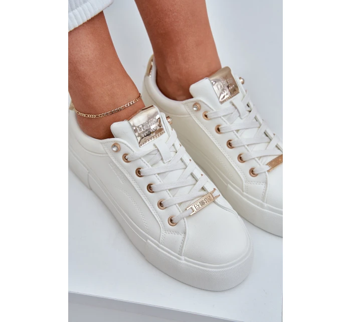 Dámské tenisky Big Star NN274211 Bílé Dámské tenisky Big Star NN274211 Bílé