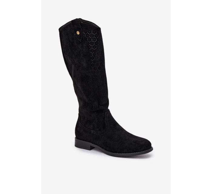 Na Plochém Podpatku S Vzorem Černé model 21685054 - S.Barski