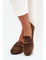 Loafersy Mokasyny Dámské Ploché Tmavě Zelené Soreline Loafersy Mokasyny Dámské Ploché Tmavě Zelené Soreline