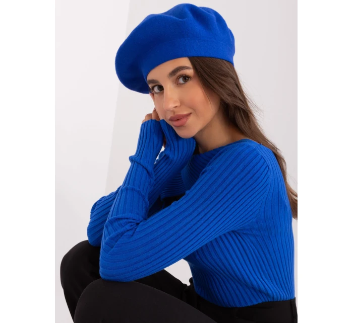 Czapka AT CZ model 18917691 kobaltowy - FPrice Czapka AT CZ model 18917691 kobaltowy - FPrice