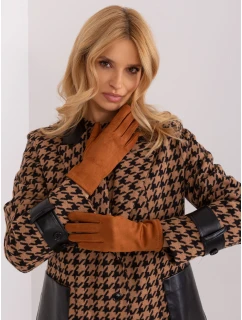 Rękawiczki AT RK model 19367902 jasny brązowy - FPrice