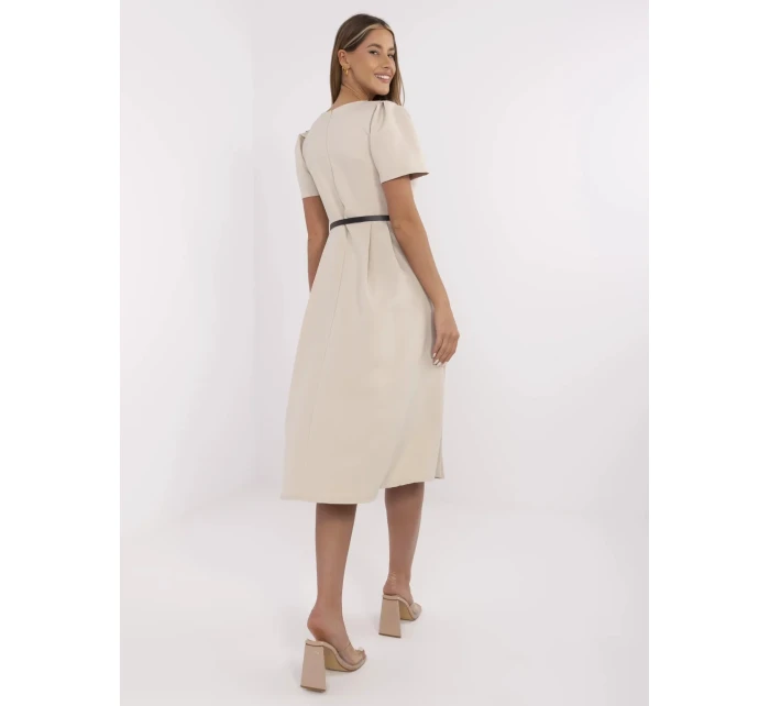 Šaty MI SK A2328.41 béžové Šaty MI SK A2328.41 béžové