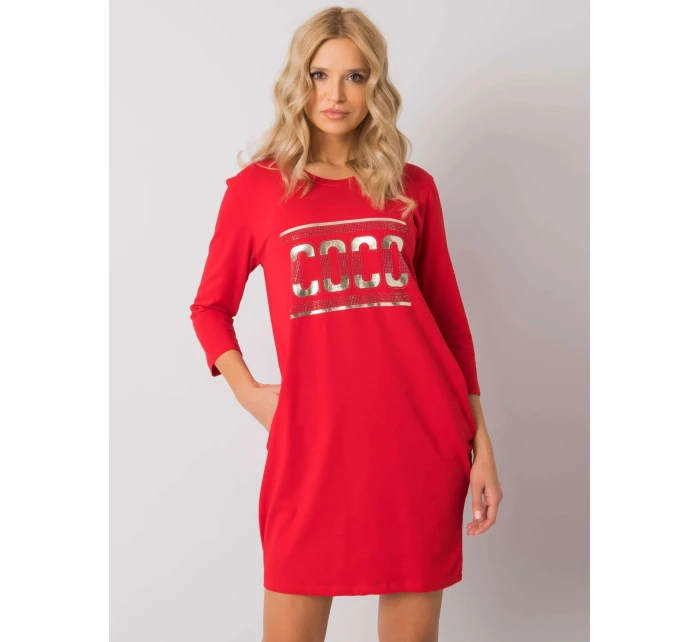 Šaty RV SK 6894.44P červená