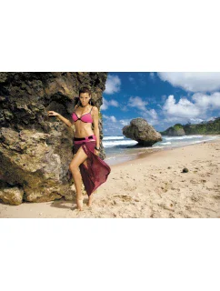 Kalhotky Izara M-125 růžovo-černé - Marko