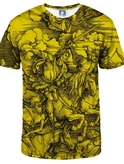 Aloha From Deer Four Riders T-Shirt TSH AFD507 Žlutá barva