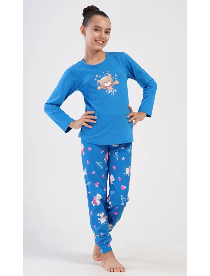 Dětské pyžamo dlouhé Méďa I love model 20851279 - Vienetta Kids