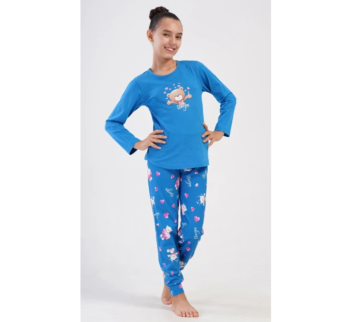 Dětské pyžamo dlouhé Méďa I love model 20851279 - Vienetta Kids