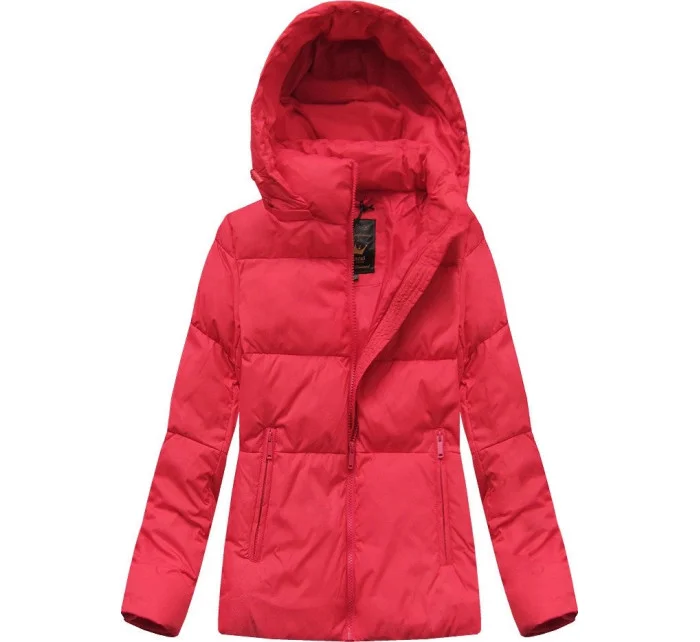 ZIMOWA KRÓTKA PIKOWANA KURTKA DAMSKA CZERWONA model 21242154 - Libland