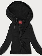 Dámská pruhovaná mikina černá (AMG-311)