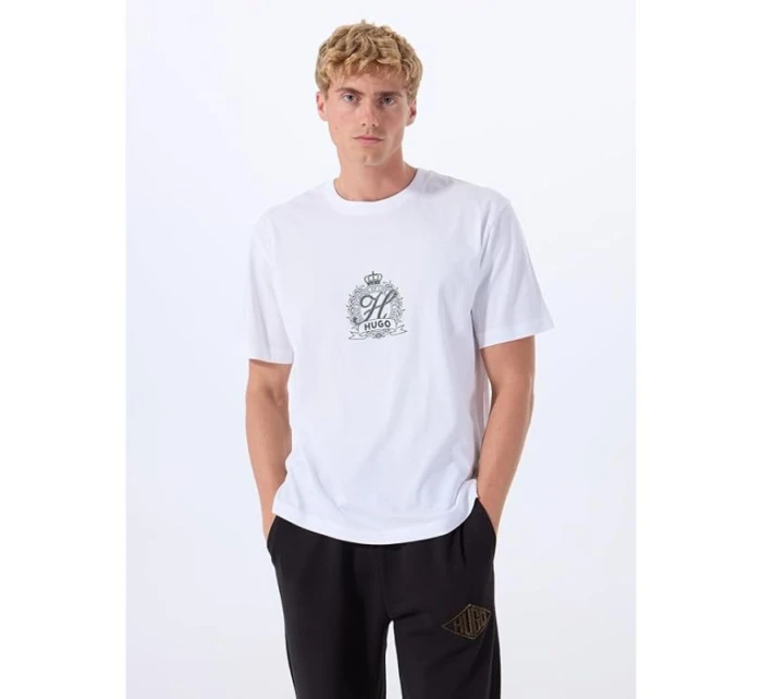 Tričko HUGO Daminor bílé (50538246-100) Tričko HUGO Daminor bílé (50538246-100)