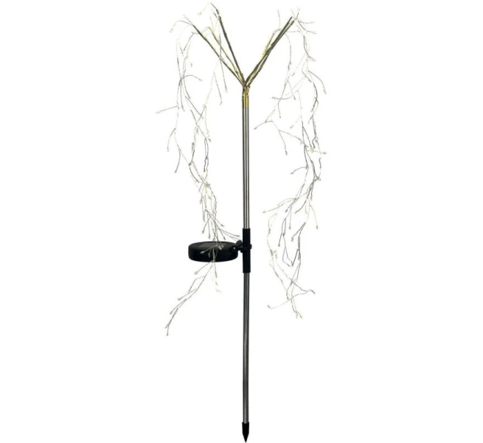 SOLÁRNÍ OHŇOSTROJ STROM LAMPA VÍCEBAREVNÝ 72CM 120 VEDL