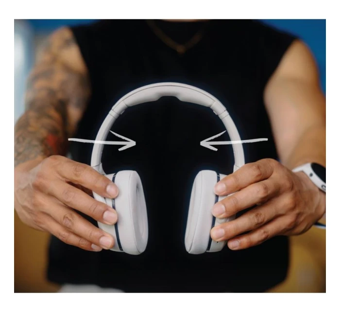 Aktivní sluchátka Skullcandy Crusher 540 Over-Ear Grey Concrete