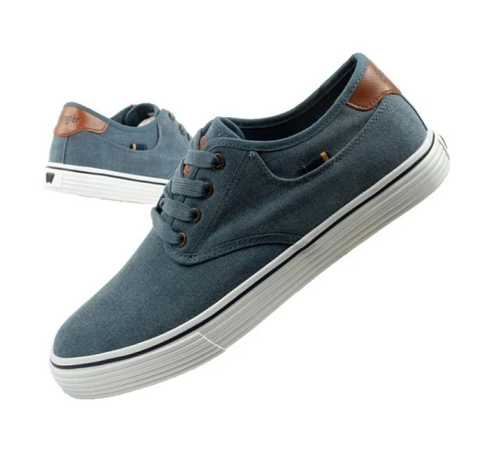 Pánská sportovní obuv Wrangler Calypso Derby trainers blue comfortable Pánská sportovní obuv Wrangler Calypso Derby trainers blue comfortable