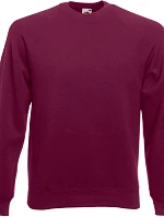 Fruit of the Loom Classic Raglan Sweat Raglánová mikina 16.2216 burgundy