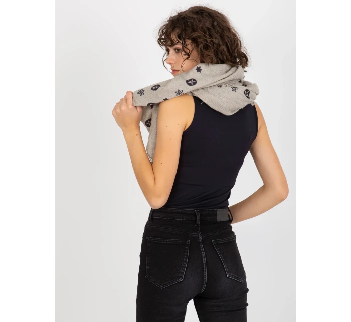 Šátek AT CH  šedý model 17967009 - FPrice