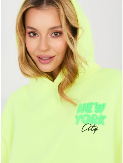 Mikina MJ BL H2587.82 fluo žlutá Mikina MJ BL H2587.82 fluo žlutá