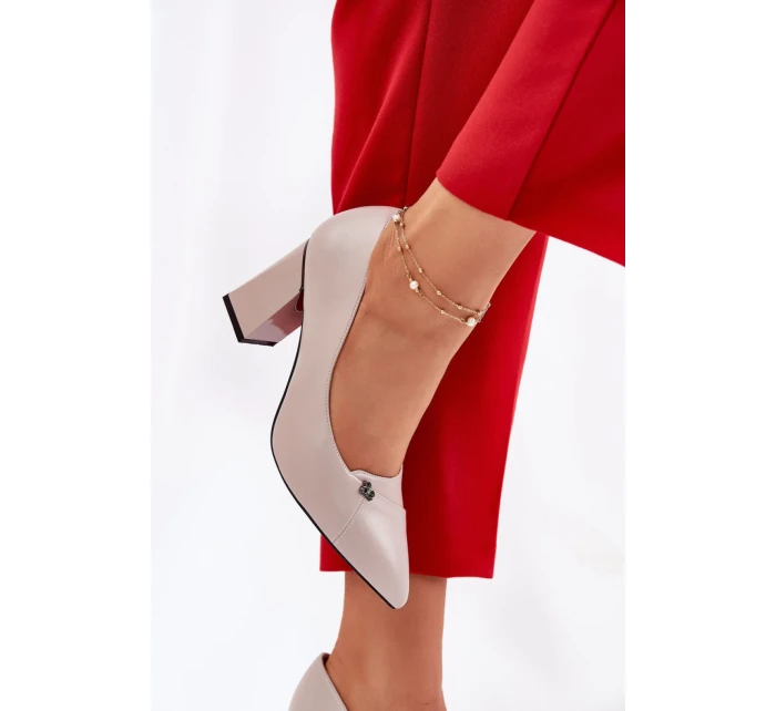 Lodičky na sloupku model 211982 Step in style