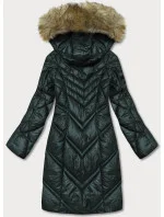 PIKOWANA KURTKA DAMSKA ZIELONA model 21245734 - Glakate