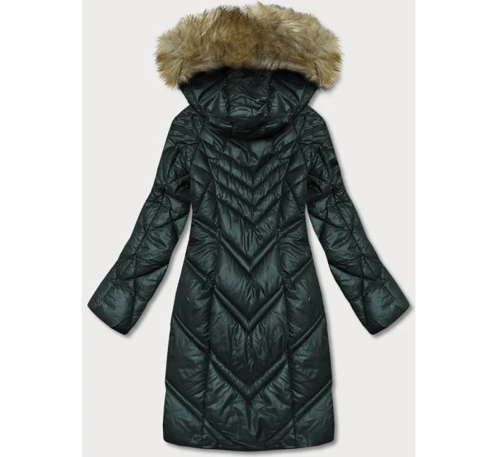 PIKOWANA KURTKA DAMSKA ZIELONA model 21245734 - Glakate