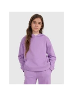 Dívčí mikina s kapucí model 21756963 - 4F Dívčí mikina s kapucí model 21756963 - 4F