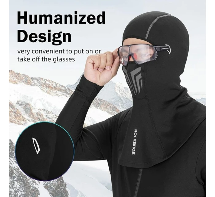 Sportovní kukla/maska Rockbros YPP047 černá