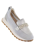 Dámské kožené polobotky sportovní lords gold Cambell 19392 Dámské kožené polobotky sportovní lords gold Cambell 19392