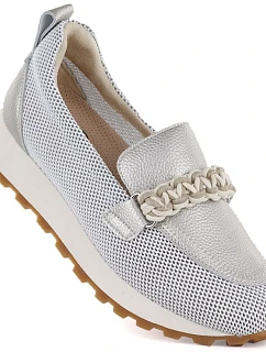 Dámské kožené polobotky sportovní lords gold Cambell 19392