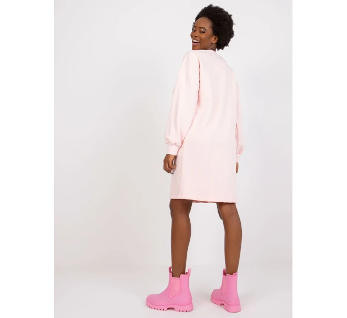 Dámské šaty Dress-EM-SK-717.33X-světle růžová Dámské šaty Dress-EM-SK-717.33X-světle růžová