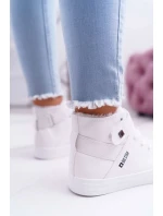 Dámské zateplené tenisky Big Star – bílé Dámské zateplené tenisky Big Star – bílé