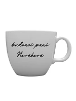 Personalizovaný MEGA XXL keramický hrnek 1 000 ml - budoucí paní