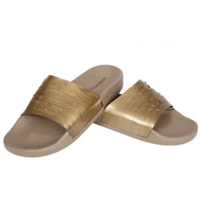 Pantofle X4PS02 zlatá - Emporio Armani