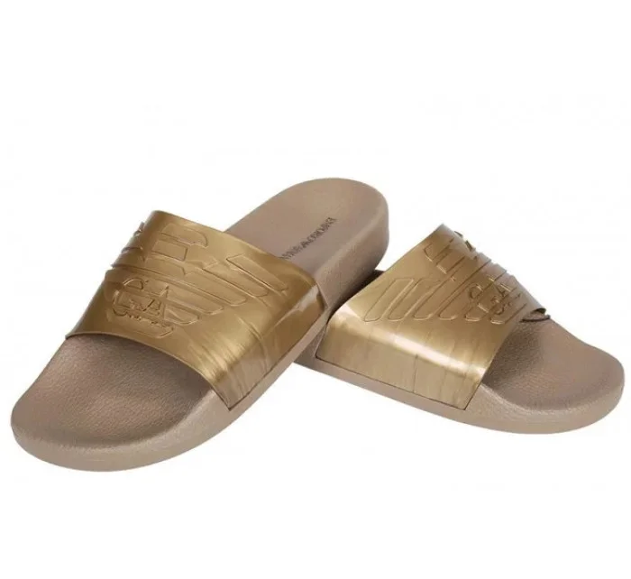 Pantofle X4PS02 zlatá - Emporio Armani Pantofle X4PS02 zlatá - Emporio Armani