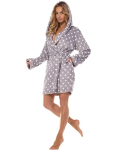 L&L 2405 Dots S-XL dámský župan