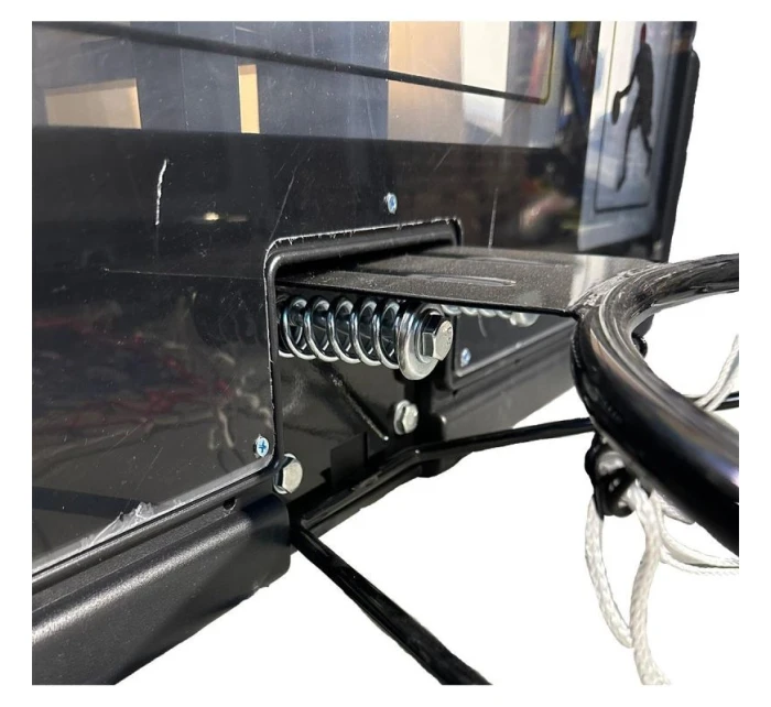 BASKETBALOVÁ DESKA 110X75CM S OBROUČKOU 45CM TYPHOON