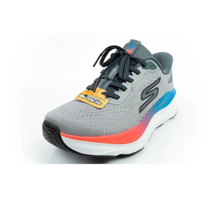 Skechers pánské sportovní boty tenisky Max Run grey SLIP-INS Skechers pánské sportovní boty tenisky Max Run grey SLIP-INS