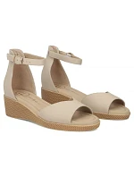 Dámské kožené sandály na platformě béžové Filippo model 22150260
