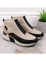 Rieker W RKR608 béžová kotníčková obuv